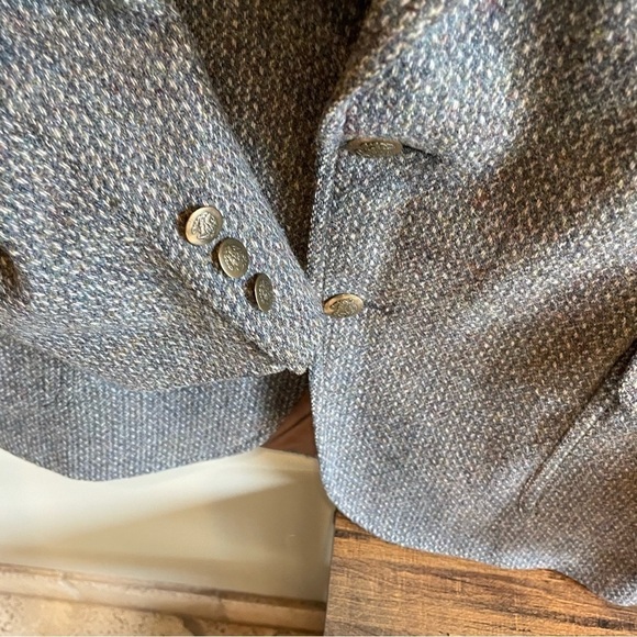 PENDLETON Tweed Wool Flecked Light Gray Mens Sz 42 Classic Sport Coat Blazer - Picture 6 of 8
